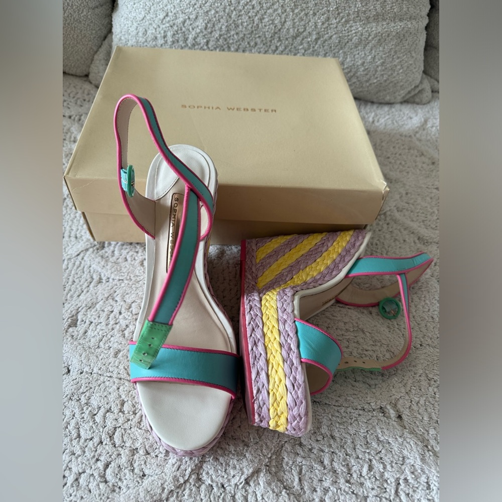 SOPHIA WEBSTER WEDGES SIZE 38